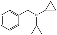 N-benzyl-N-cyclopropylcyclopropanamine Struktur