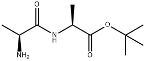 L-Alanine, L-alanyl-, 1,1-dimethylethyl ester Struktur