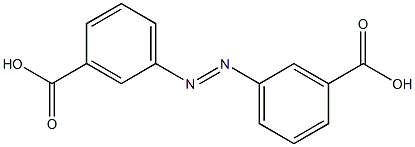 Azobenzene-3,3'-dicarboxylic Acid Struktur