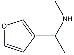 1-(furan-3-yl)-N-methylethanamine Struktur