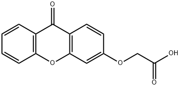 2-((9-Oxo-9H-xanthen-3-yl)oxy)acetic acid Struktur