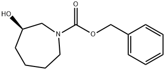 (R)-BENZYL 3-HYDROXYAZEPANE-1-CARBOXYLATE Struktur