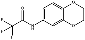 N-(2,3-Dihydro-benzo[1,4]dioxin-6-yl)-2,2,2-trifluoro-acetamide Struktur