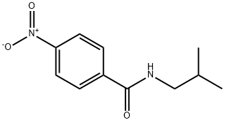 Benzamide,N-(2-methylpropyl)-4-nitro- Struktur