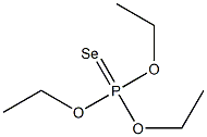 Phosphoroselenoic acid,O,O,O-triethyl ester Struktur