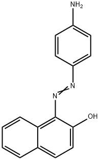 2-Naphthalenol, 1-[(4-aminophenyl)azo]- Struktur