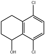 5,8-DICHLORO-1,2,3,4-TETRAHYDRONAPHTHALEN-1-OL Struktur