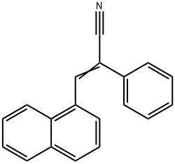 3-Naphthalen-1-yl-2-phenyl-acrylonitrile Struktur