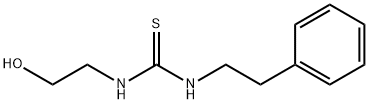 1-(2-hydroxyethyl)-3-(2-phenylethyl)thiourea Struktur