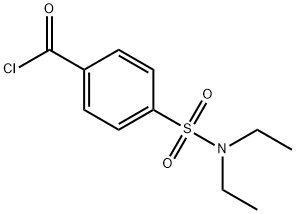 4-[(diethylamino)sulfonyl]benzoyl chloride Struktur