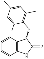 3-(mesitylimino)-1,3-dihydro-2H-indol-2-one Struktur