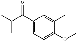 1-Propanone, 1-(4-methoxy-3-methylphenyl)-2-methyl- Struktur