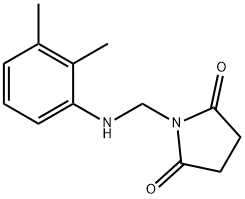 1-[(2,3-Dimethyl-phenylamino)-methyl]-pyrrolidine-2,5-dione Struktur