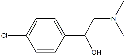 Benzenemethanol, 4-chloro-a-[(dimethylamino)methyl]- Struktur