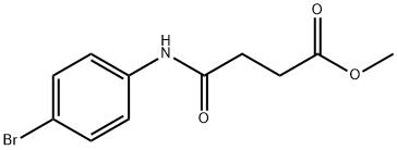 methyl 4-[(4-bromophenyl)amino]-4-oxobutanoate Struktur