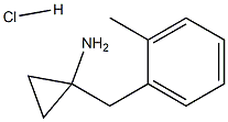 [1-(2-methylbenzyl)cyclopropyl]amine hydrochloride Struktur