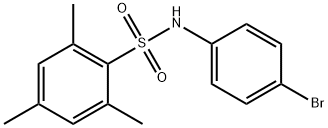 N-(4-bromophenyl)-2,4,6-trimethylbenzenesulfonamide Struktur