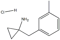 [1-(3-methylbenzyl)cyclopropyl]amine hydrochloride Struktur