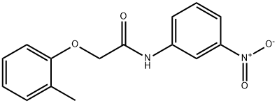 2-(2-methylphenoxy)-N-(3-nitrophenyl)acetamide Struktur