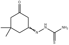 5,5-dimethyl-1,3-cyclohexanedione thiosemicarbazone Struktur