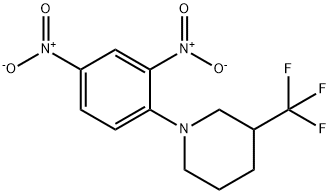 1-(2,4-dinitrophenyl)-3-(trifluoromethyl)piperidine Struktur