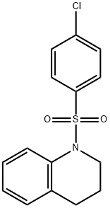 1-((4-chlorophenyl)sulfonyl)-1,2,3,4-tetrahydroquinoline Struktur