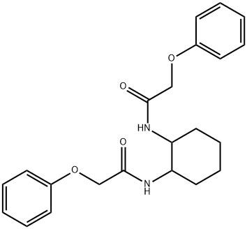 N,N'-1,2-cyclohexanediylbis(2-phenoxyacetamide) Struktur