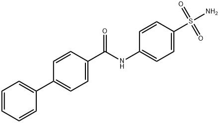 N-[4-(aminosulfonyl)phenyl]-4-biphenylcarboxamide Struktur