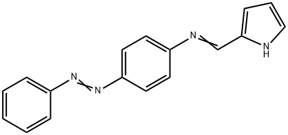 4-(phenyldiazenyl)-N-(1H-pyrrol-2-ylmethylene)aniline Struktur