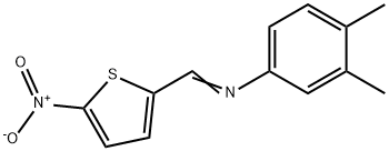 (3,4-dimethylphenyl)[(5-nitro-2-thienyl)methylene]amine Struktur