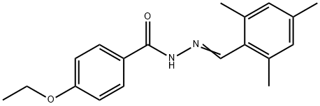 4-ethoxy-N'-(mesitylmethylene)benzohydrazide Struktur