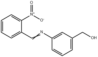 {3-[(2-nitrobenzylidene)amino]phenyl}methanol Struktur