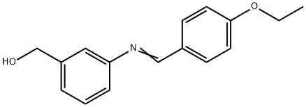 {3-[(4-ethoxybenzylidene)amino]phenyl}methanol Struktur