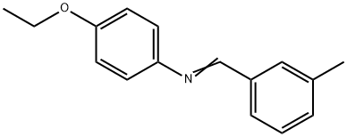 (4-ethoxyphenyl)(3-methylbenzylidene)amine Struktur