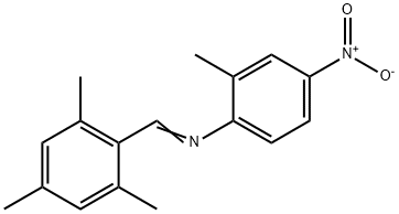 N-(mesitylmethylene)-2-methyl-4-nitroaniline Struktur