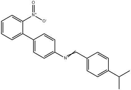 N-(4-isopropylbenzylidene)-2'-nitro-4-biphenylamine Struktur