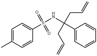 N-(1-allyl-1-phenyl-3-buten-1-yl)-4-methylbenzenesulfonamide Struktur