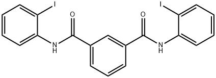 N,N'-bis(2-iodophenyl)benzene-1,3-dicarboxamide Struktur