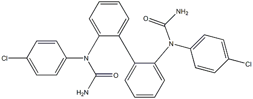 N',N'''-2,2'-biphenyldiylbis[N-(4-chlorophenyl)urea] Struktur