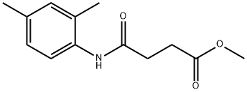 methyl 4-[(2,4-dimethylphenyl)amino]-4-oxobutanoate Struktur