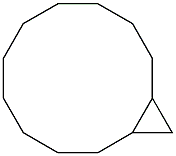 Bicyclo[10.1.0]tridecane Struktur