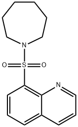 8-(azepan-1-ylsulfonyl)quinoline Struktur