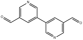 3,3'-bipyridinyl-5,5'-dicarbaldehyde Struktur