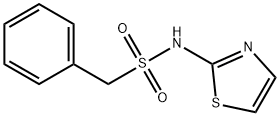 1-phenyl-N-(1,3-thiazol-2-yl)methanesulfonamide Struktur