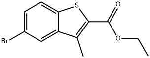 ethyl 5-bromo-3-methylbenzo[b]thiophene-2-carboxylate Struktur