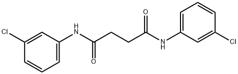 N,N'-bis(3-chlorophenyl)succinamide Struktur