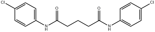 N,N'-bis(4-chlorophenyl)pentanediamide Struktur