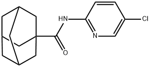 (3r,5r,7r)-N-(5-chloropyridin-2-yl)adamantane-1-carboxamide Struktur