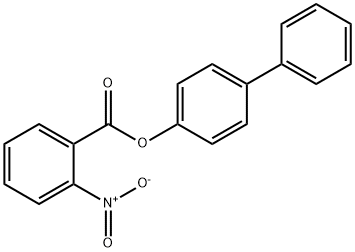 4-biphenylyl 2-nitrobenzoate Struktur