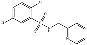 2,5-dichloro-N-(2-pyridinylmethyl)benzenesulfonamide Struktur